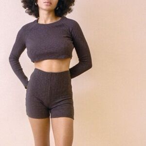 Urban Outfitters Out From Under Robin Bike Short and Top Set